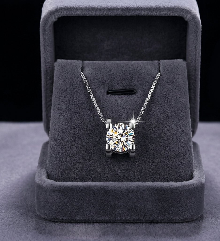 Collar "Punto de Luz"/ Plata de Ley .925