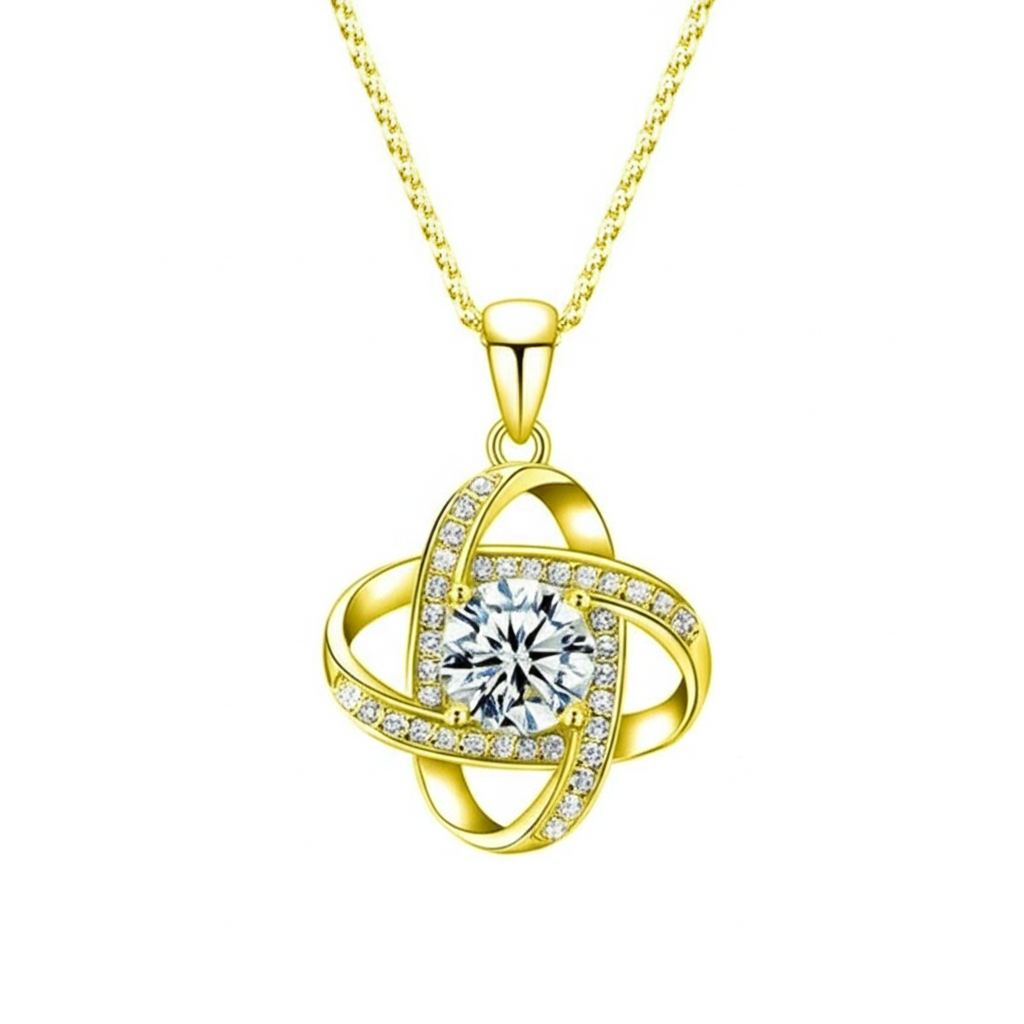 Collar "Nudo de amor consciente"- Joya de unión emocional