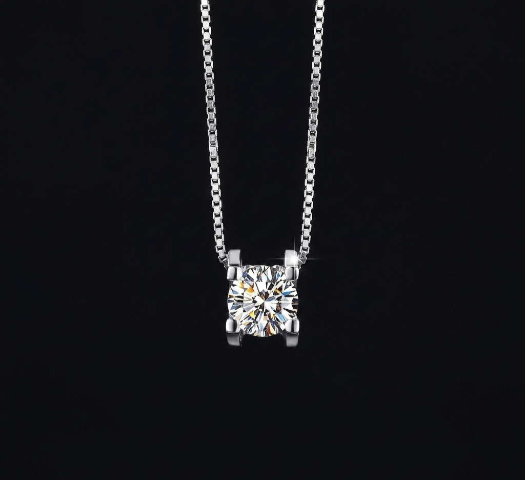 Collar "Punto de Luz"/ Plata de Ley .925