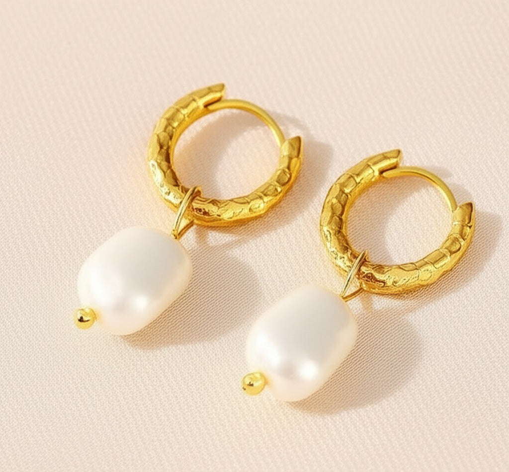 Pendientes de Aro con Perla Barroca: Tu Brillo, Tu Historia